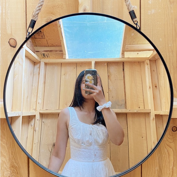 Hearts and Found Michelle Vintage Style Dress Small Eyelet lace 100% Cotton - Picture 2 of 5